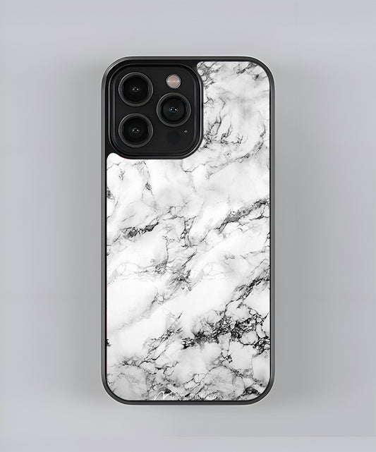 White Marble Premium Glass Case