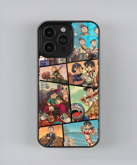GTA Doraemon Premium Glass Case