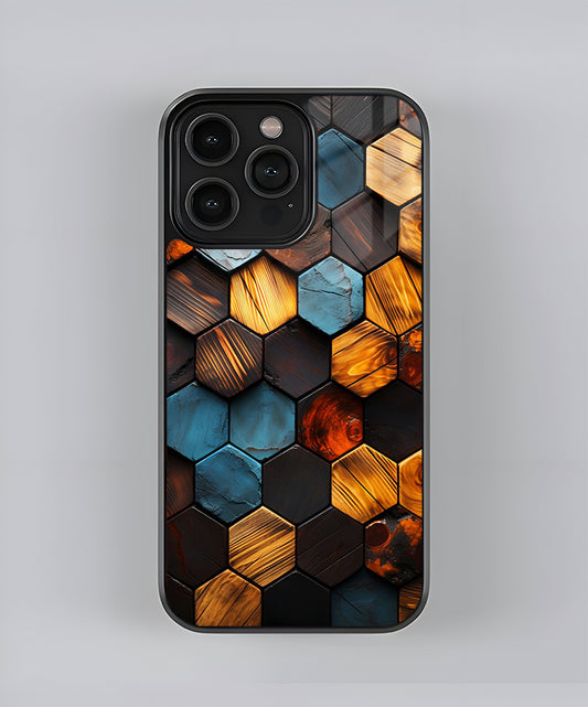 Hexa Wooden Premium Glass Case