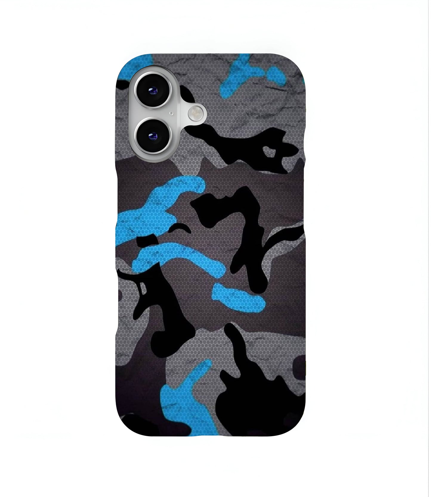 Blue Camo Hard Case