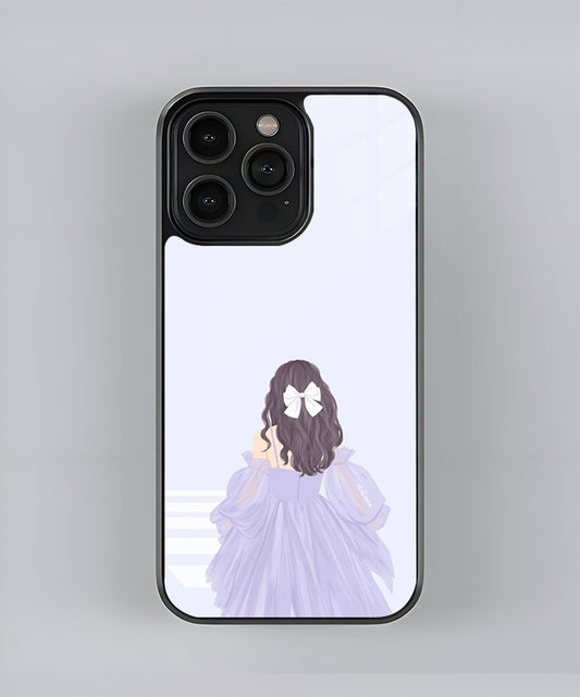 Cute Girl Premium Glass Case