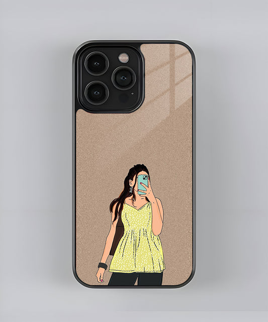 Girl Premium Glass Case