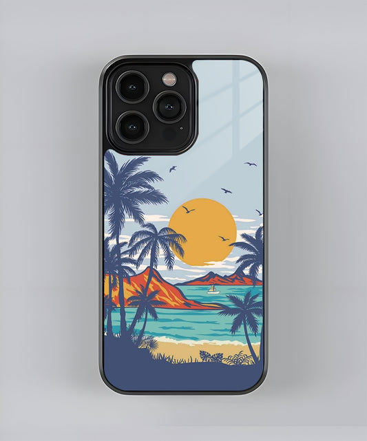 Sun Rise Premium Glass Case
