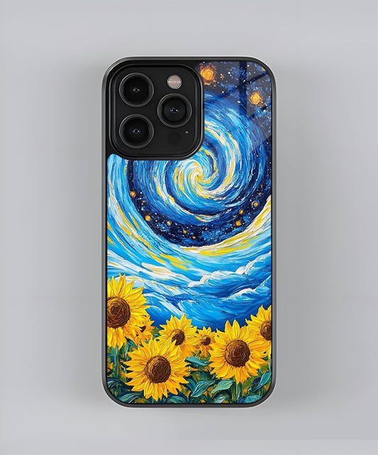 Celestial Bloomscape Premium Glass Case