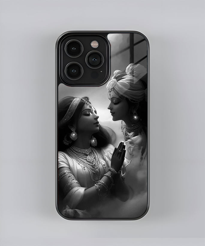 Radha Krishna Premium Glass Case