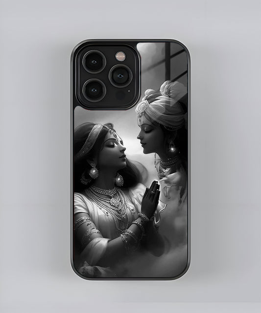 Radha Krishna Premium Glass Case