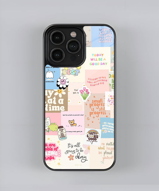 Girl Quote Premium Glass Case