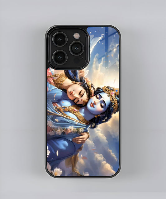 Radha Krishna Premium Glass Case