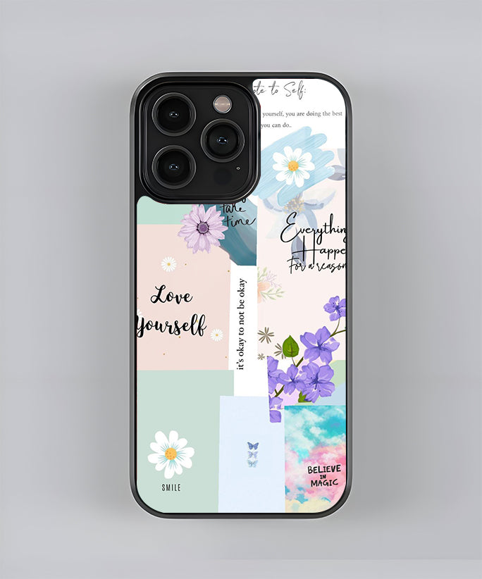 Girl Quote Premium Glass Case