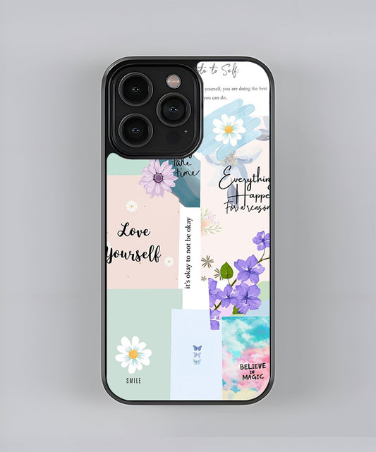 Girl Quote Premium Glass Case