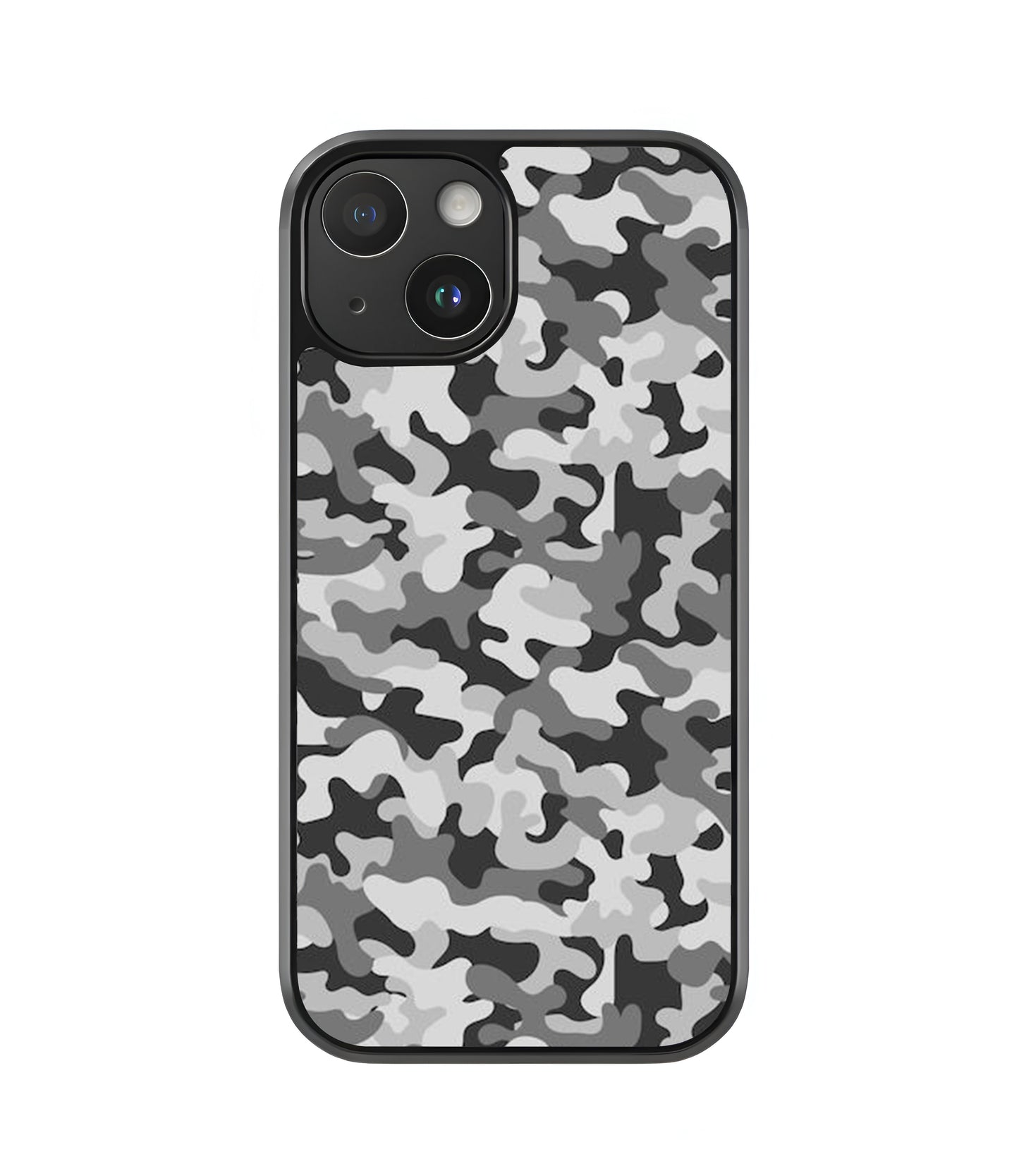 Grey Camo Skin Case