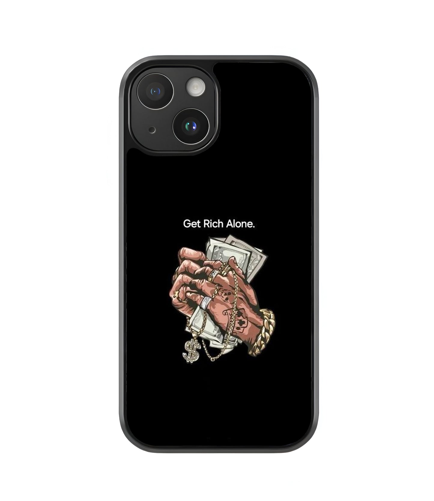 Get Rich Alone Skin Case