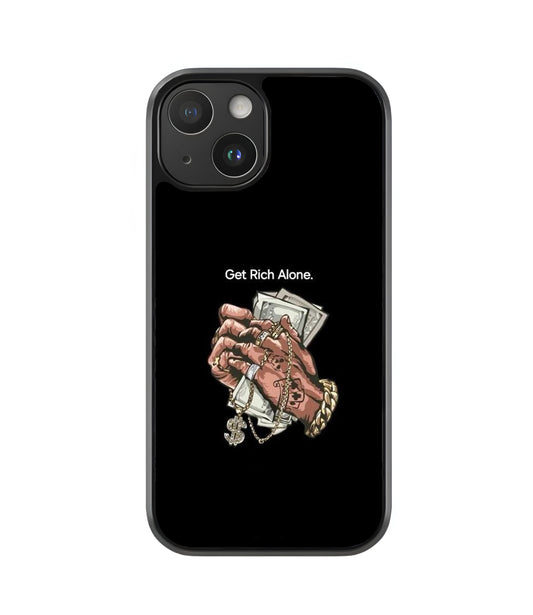 Get Rich Alone Skin Case