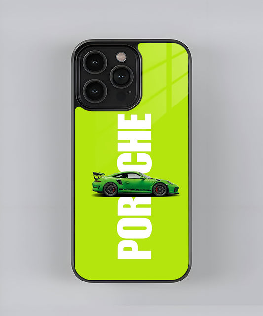 Porsche Neon Premium Glass Case