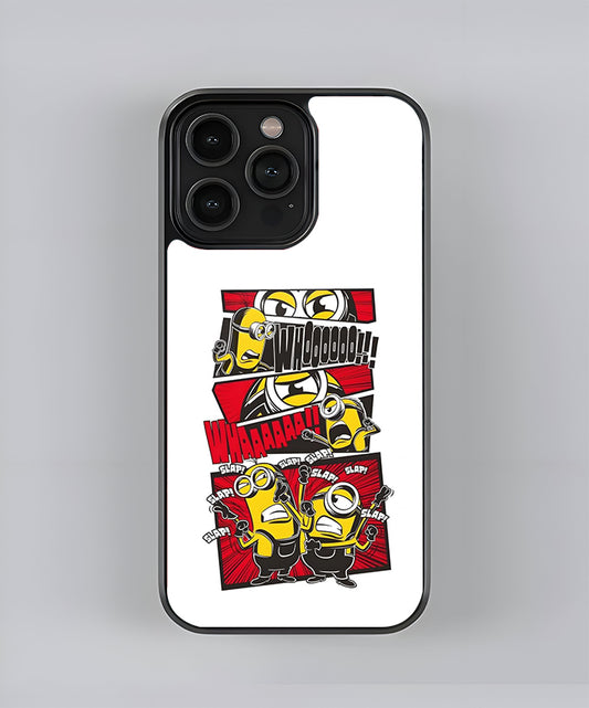 Minions Premium Glass Case