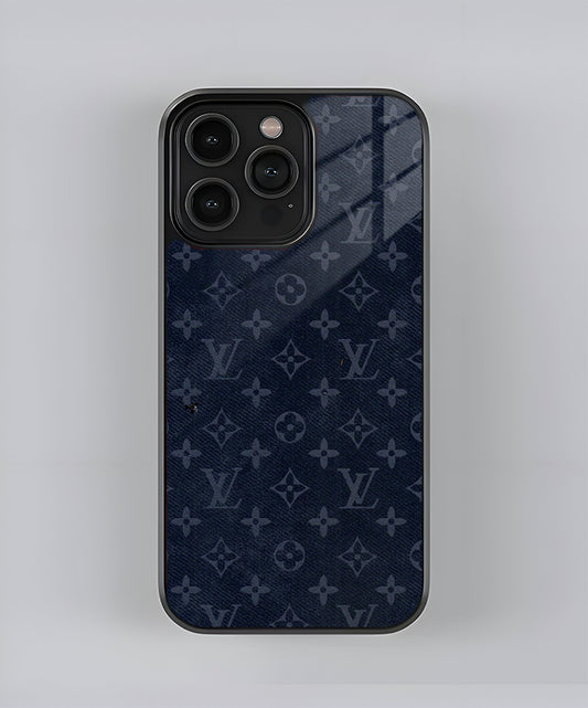 Blue LV Premium Glass Case